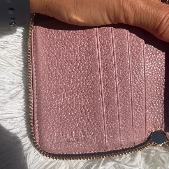 Furla Babylon Leather Zippy Bi-fold Wallet in Pink - Picture 6 of 15